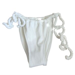 Aerie White Tie Waist Cheekiest Nwot Size Xs‎